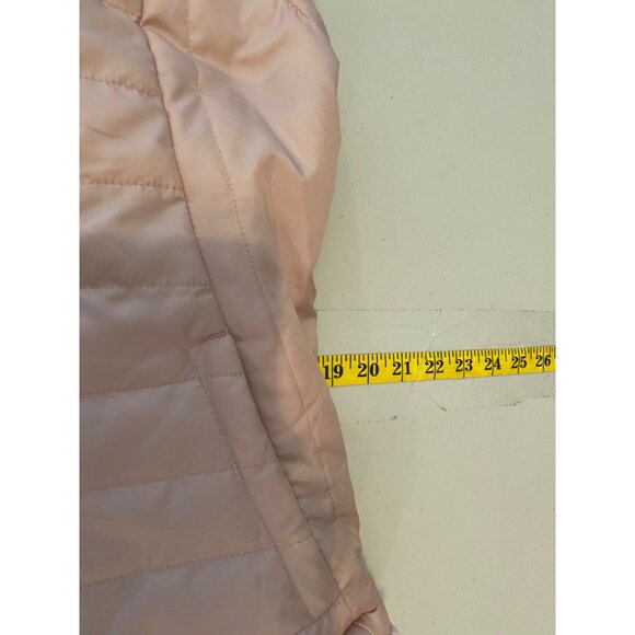 Nicole Miller Pink Vest Reversible Quilted & Faux Fur Medium - Picture 10 of 11